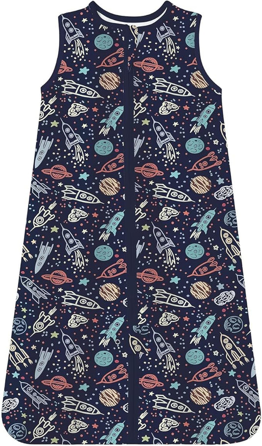 TotAha Light Sleep Sack, Stretchy, Soft, Cozy Wearable Blanket Sleep Bag with 2-Way Safe Zippers for 0-6-12-24 Months 0.5 TOG