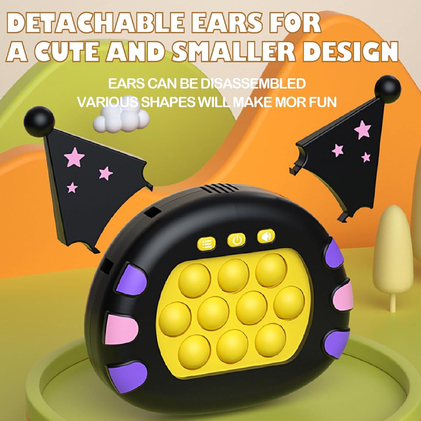 Creative Stress Relief Toys, Decompression Breakthrough Puzzle Pop Button Gopher Game Machine, Novelty Fidget Toys Party Favor Gifts for Kids Adults, Toy for 3+ Year Old (New Spirit)