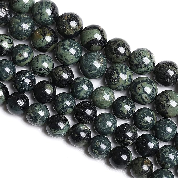 12MM 32PCS Natural Stone Kambaba Jasper Loose Beads for Jewelry Making DIY Bracelet Necklace