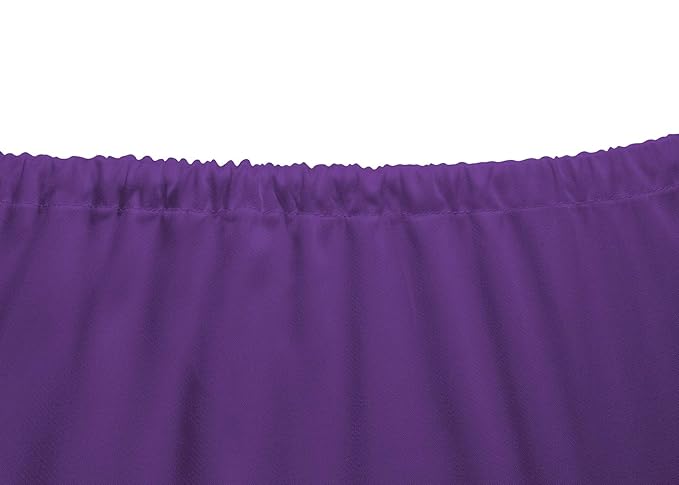 Crib Fitted Sheet by Pure Bamboo, Genuine 100% Organic Viscose Derived from Bamboo, Luxuriously Soft, Ultimate Cooling, Fits Standard Size Crib Mattress (Purple)