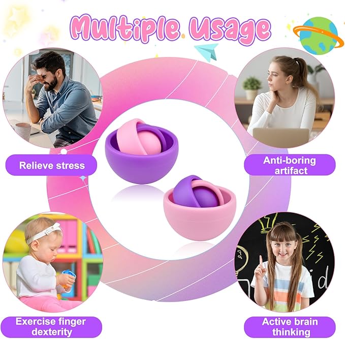 Fidget Toys Adults, Fidget Spinner for Kids 8-12, Gift Ideas for Boys Girls Teens Party Favors Classroom Prizes