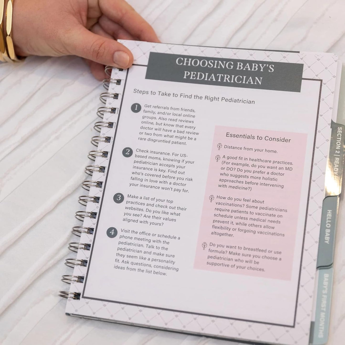 Expecting and Organized New Baby Planner – Pregnancy Organizer and Checklist Journal for First-Time Moms – 140+ Page Hardcover Keepsake by Undefining Motherhood