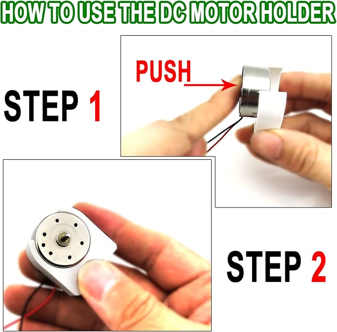 EUDAX 6 Set Mini Generator Motors 3V-12V DC Motor Electric Motor with Propellers Fan Leaf for DIY Electronic Toys Wind Turbine Hand Cranked Power Model School Project Educational Physics Experiment