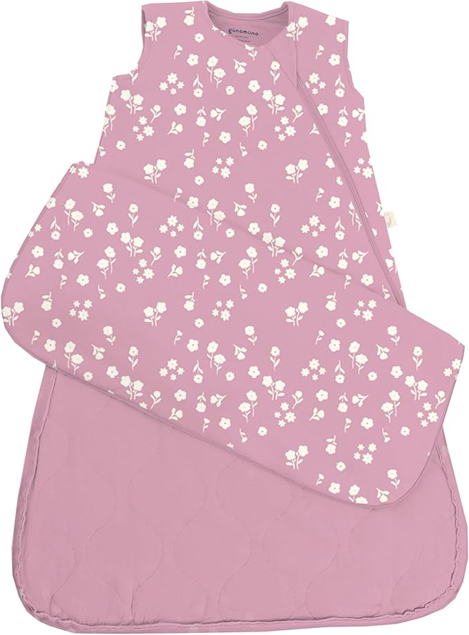 GUNAMUNA günamüna Unisex Baby, Toddler Wearable Blanket, Sleeping Bag Bamboo Rayon, Sleep Sack with Diaper Zipper, 2.6 TOG