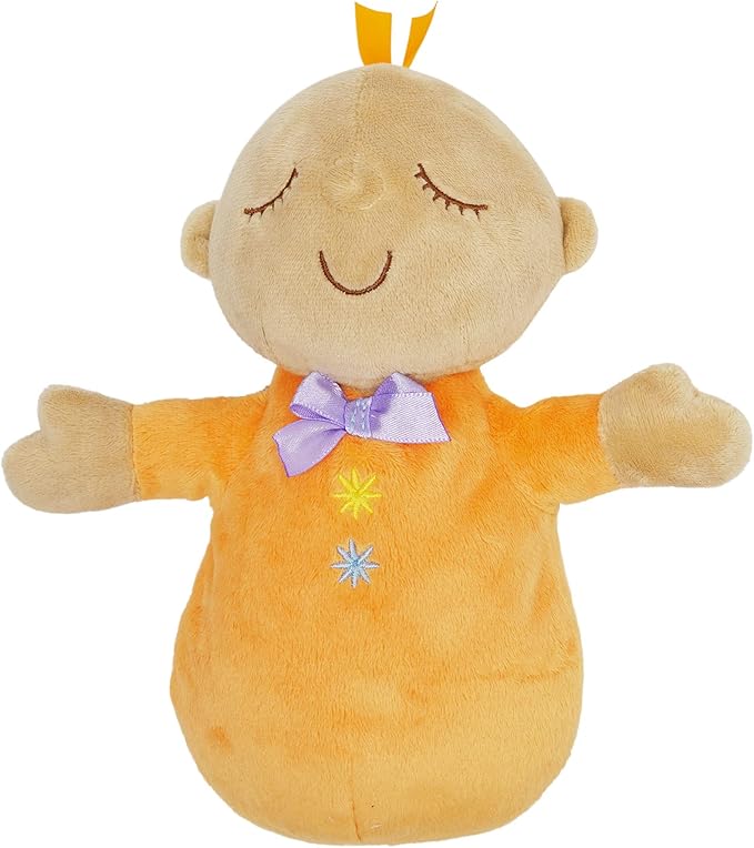 Manhattan Toy Snuggle Pod Hunny Bunny Beige First Baby Doll with Cozy Sleep Sack for Ages 6 Months and Up