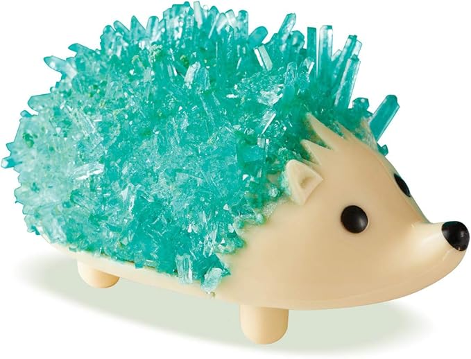 MindWare Crystal Growing Kits (Hedgehog Cool Colors) Grow Your Own Crystals Kit for Kids - Makes 2 Hedgehogs
