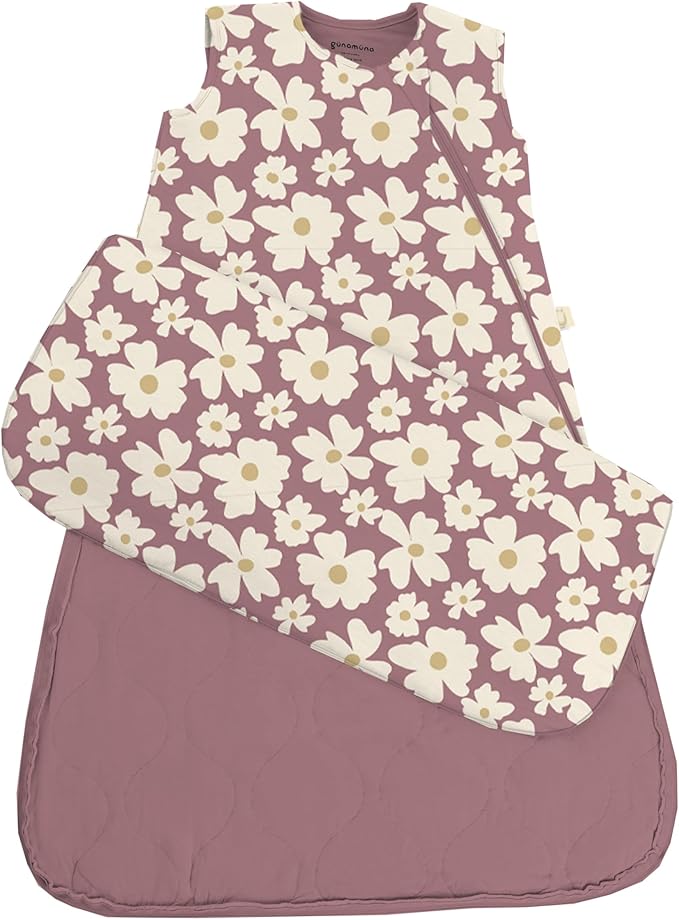 GUNAMUNA günamüna Unisex Baby, Toddler Wearable Blanket, Sleeping Bag Bamboo Rayon, Sleep Sack with Diaper Zipper, 2.6 TOG