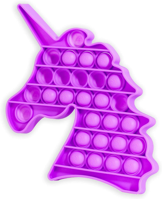 Sensory Builder: Push Pop Bubble Fidget Sensory Toy for Anxiety, Autism, ADD and ADHU, popit Special Needs Stress Reliever: Popit Unicorn
