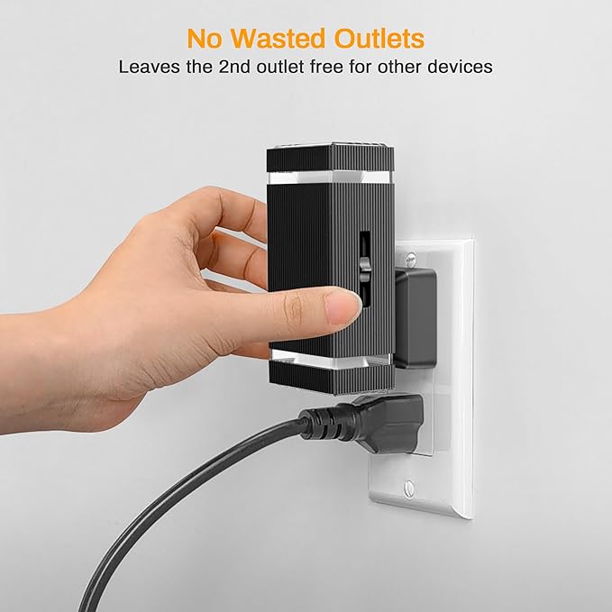 DORESshop Color Changing Night Lights [2 Pack], Night Lights Plug Into Wall, 8 Color LED Night Light, Night Light with Dusk to Dawn Sensor, Nightlight for Bathroom Decor, Children Room, Kids Gift