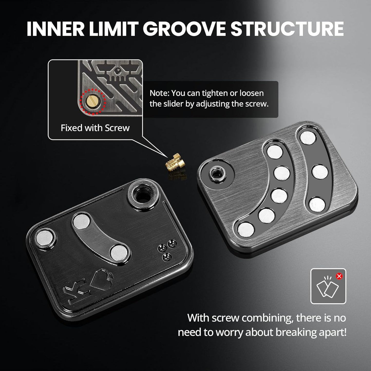 Fidget Slider Toys, Poker Cards Fidget Toy, Sensory Fidget Toys to Relieve Anxiety and Stress, Cool Desk Fidgets Gift for Adults and Teenagers