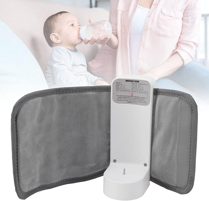 Portable Bottle Warmer,6000mah USB Charging Baby Bottle Warmer,7.4V 2A 18W Insulated, Portable Baby Nursing Tool for Breastmilk,Thermostat Bag for Feed Newborn