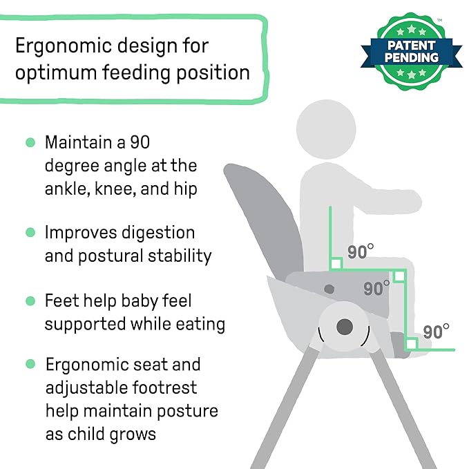 Ingenuity Trio Foldaway 6-in-1 Baby High Chair, 6 Ways to Use, Toddler Chair, Foldable Legs, 6M-5Y - Quill