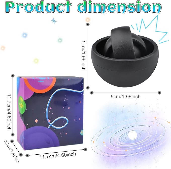 Fidget Toy for Adults, 4PC Fidget Spinner for Teens, Gift Ideas for 8-12 Boys Girls Kids, ADHD Autism Stress Relief Finger Toy