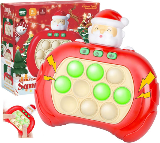 Fast Push Game,Push Game Fidget Toys,Handheld Game Console for Kids,4 Modes Games,That Exercises Reaction Ability and Improves Concentration | Gift Ideas for Kids (Xmas)