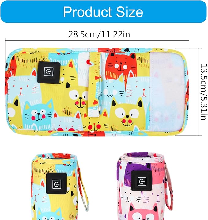 Portable General Baby Bottle Insulator Sleeve Travel Friendly Baby Bottle Warmer Pouches Infant Bottle Thermal