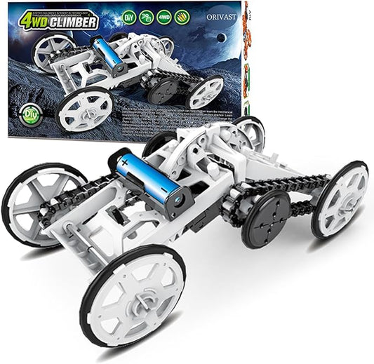 STEM Kits for Kids, 4WD Climbing Robotics Projects for Kids Ages 8-12 | Electronics Circuits Engineering and Science Experiments for Teens | DIY STEM Toys for Boys and Girls