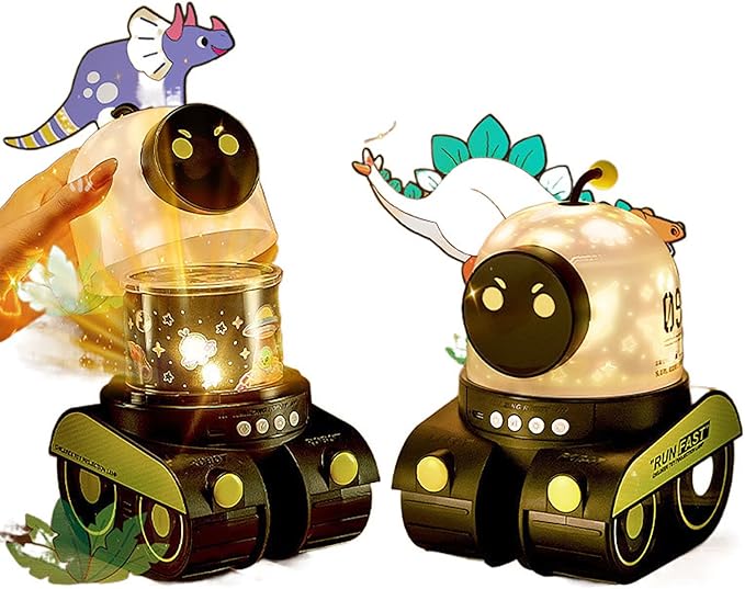 Story Projector for Kids, Nightlight Projectors, Six Rotatable Films with Different Themes, Eight Soft Music Players Suitable for Sleep and Relaxation, Three Color Modes + Mixed Color Mode