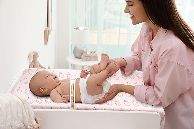 Bublo Baby Changing pad Cover - 3 Pack– Soft Fitted Diaper Changing Table Sheets for Baby Boys, Girls, Neutral | Fits Contoured 32"x16" Pads | Breathable & Gentle for Newborns