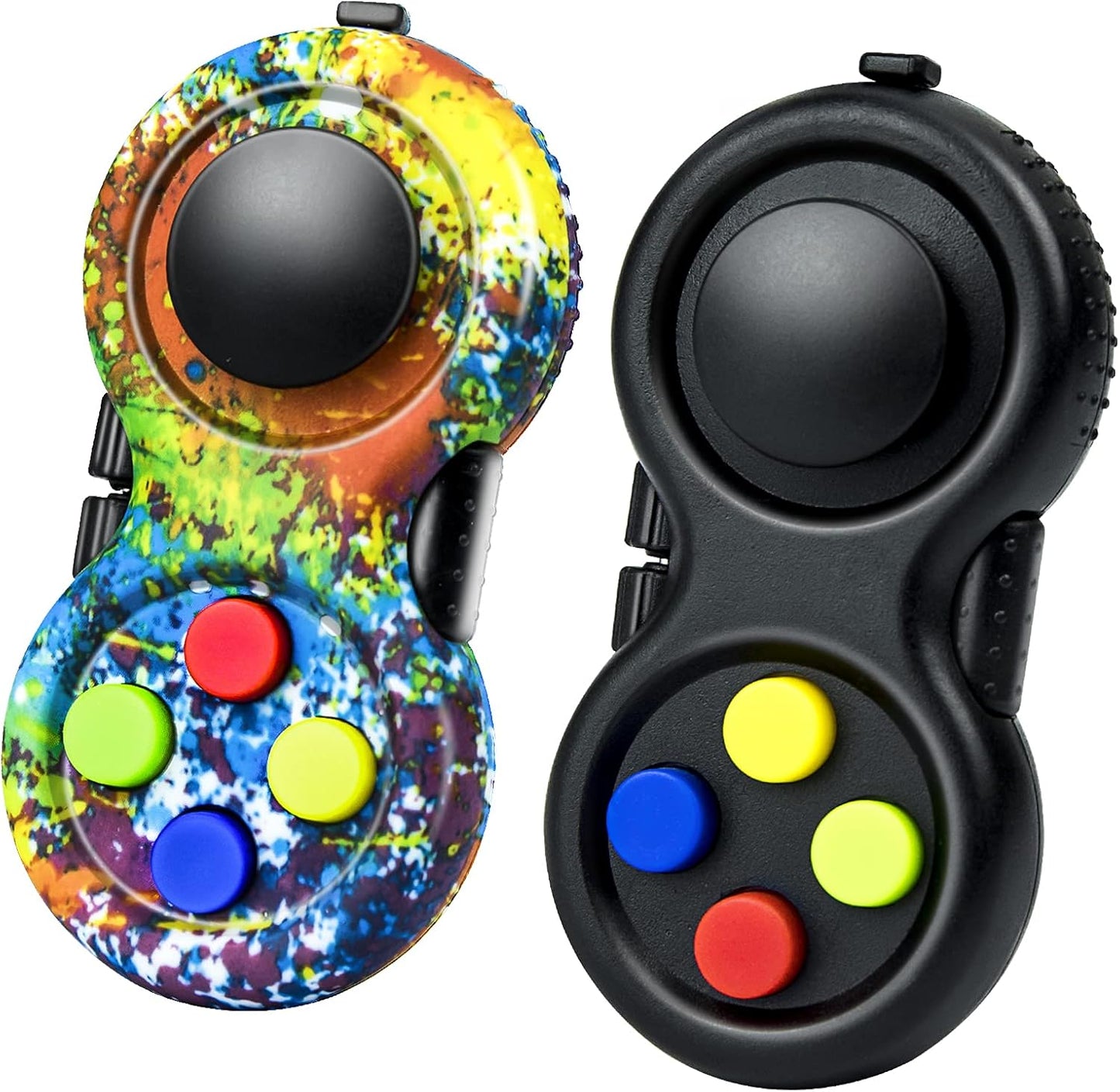 WTYCD Original Fidget Toy Game, Rubberized Classical Controller Fidget Concentration Toy with 8-Fidget Functions and Lanyard - Excellent for Relieving Stress and Anxiety