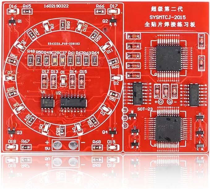 ISolderStore Soldering Practice Kit SMD SMT Kit DIY Electronic DIY Kits Soldering Project oldering Training Board