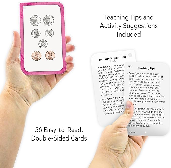 Teacher Created Resources Money Flash Cards (EP62047) 3-1/8" x 5-1/8"