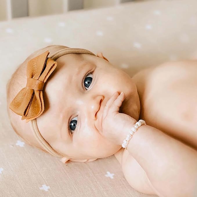 Little Unicorn Premium Crib Sheet | Breathable & Super-Soft Muslin Fabric (Taupe Cross)