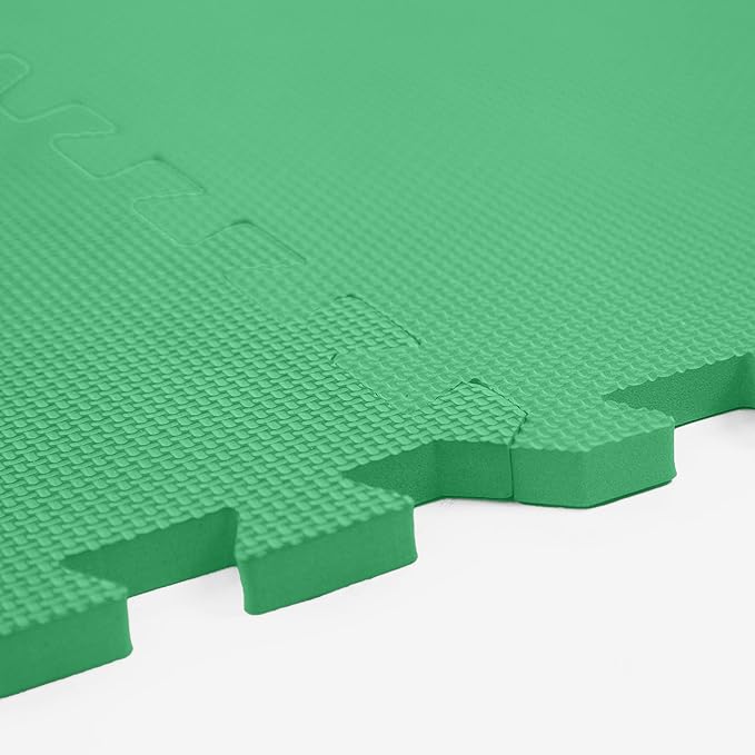 Flooring Inc's 1/2" Soft Non-Toxic Baby Play Mat, Toddler Playmat, Colorful Puzzle PlayMat, Floor Mats for Kids & Babies, EVA Foam Interlocking Tiles for Nursery & Playroom | Blue, 35 Tiles, 140 Sq/Ft