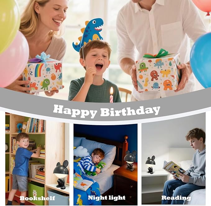 Night Light | Mini Desk Lamp | Table Lamps for Night Stands LED Cool Shape 3 Level Dimmable Touch Light with Rechargeable Battery for Bedside Living Room Home Decor Christmas Gifts(Black)