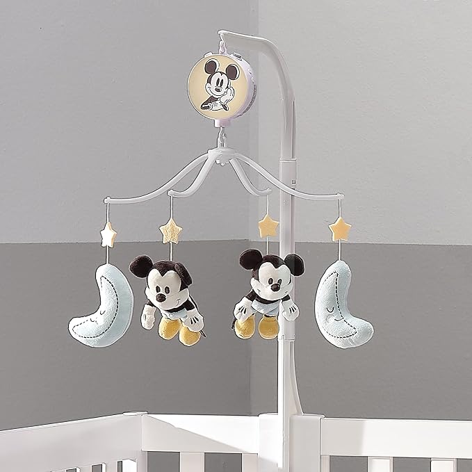 Lambs & Ivy Disney Baby Moonlight Mickey Mouse Musical Baby Crib Mobile Soother