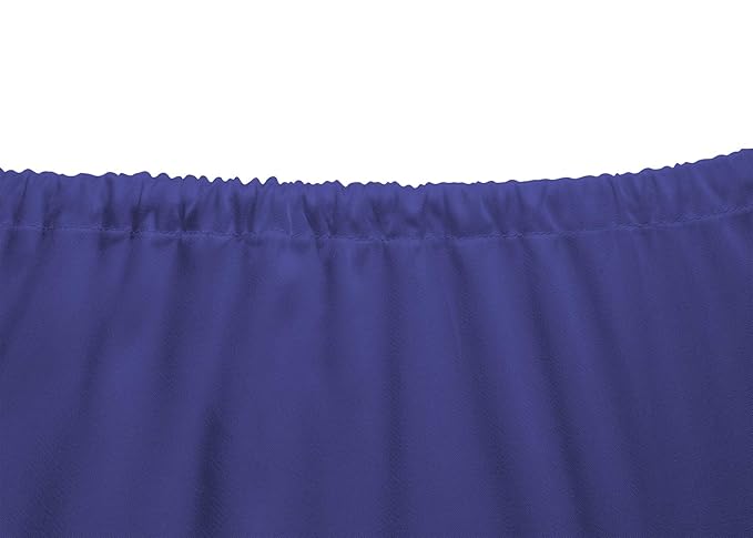 Crib Fitted Sheet by Pure Bamboo, Genuine 100% Organic Viscose Derived from Bamboo, Luxuriously Soft, Ultimate Cooling, Fits Standard Size Crib Mattress (Cobalt Blue)