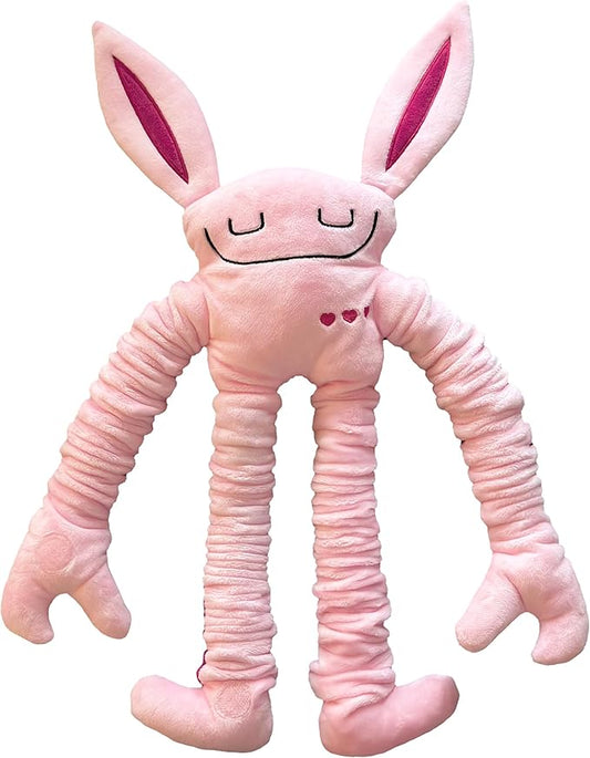 Mushies Stretchable Pop Tube Toy – Extra-Long 18" Retractable Arms/Legs, Hook and Loop Hands/Feet – Wearable, Bendable Fidget for Focus, Mood & On-The-Go Fun