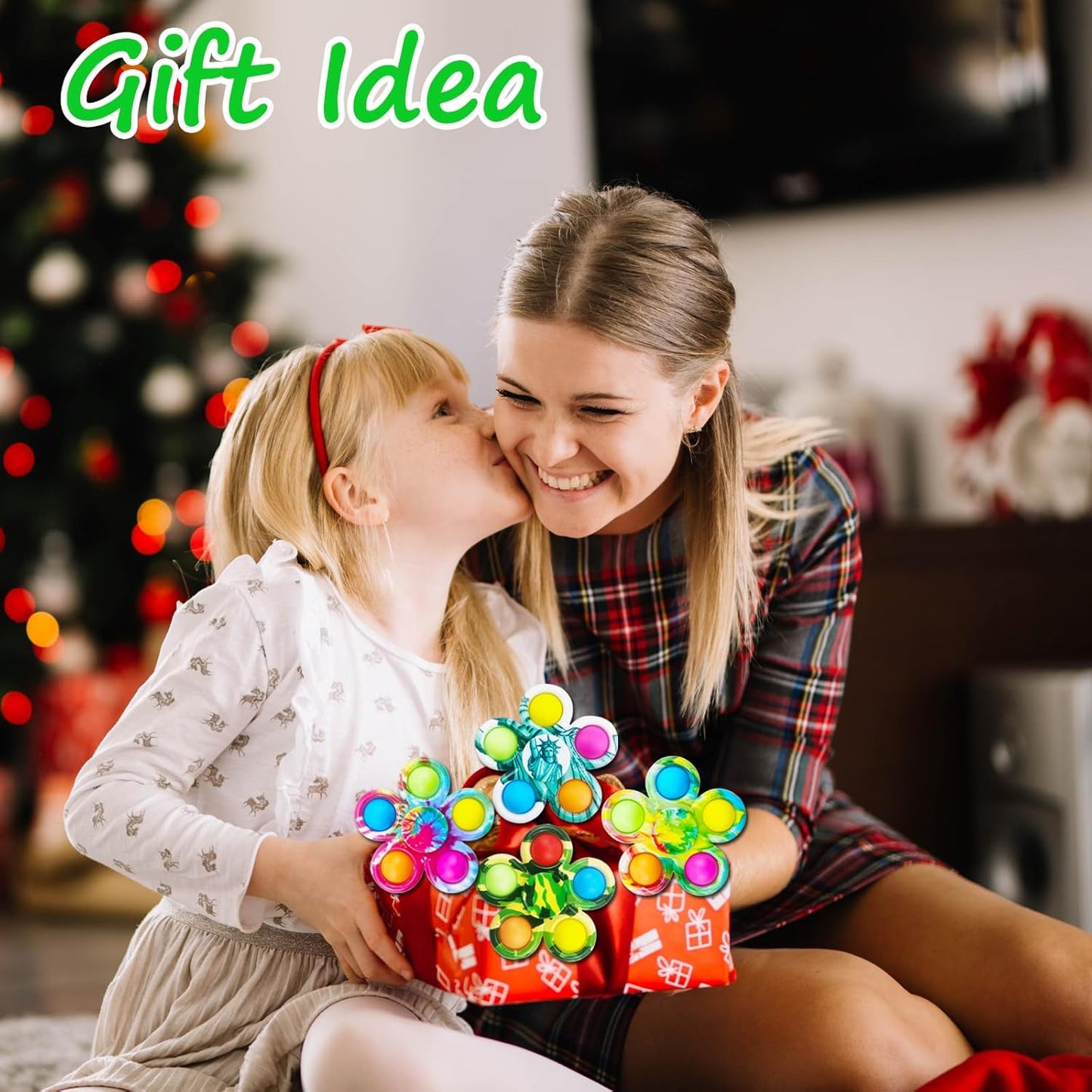 5Pcs Fidget Spinner Pop Fidget Toys Bulk for Adults, Fidget Toys for Kids 8-12 3-5, ADHD Autism Fidgets for Teens Toddler, Sensory Fidget Toys Pack for Party Favors Goodie Bag Stuffers (Random)