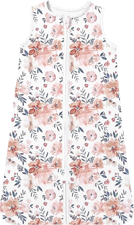 TotAha Light Sleep Sack, Stretchy, Soft, Cozy Wearable Blanket Sleep Bag with 2-Way Safe Zippers for 0-6-12-24 Months 0.5 TOG