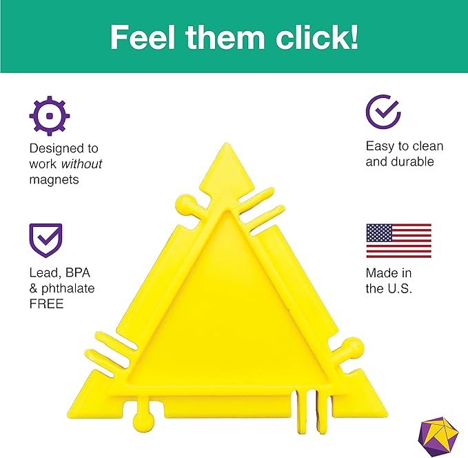 3D Building Set for Learning Math, Includes Many Online Activities, 96-pc, Made in USA