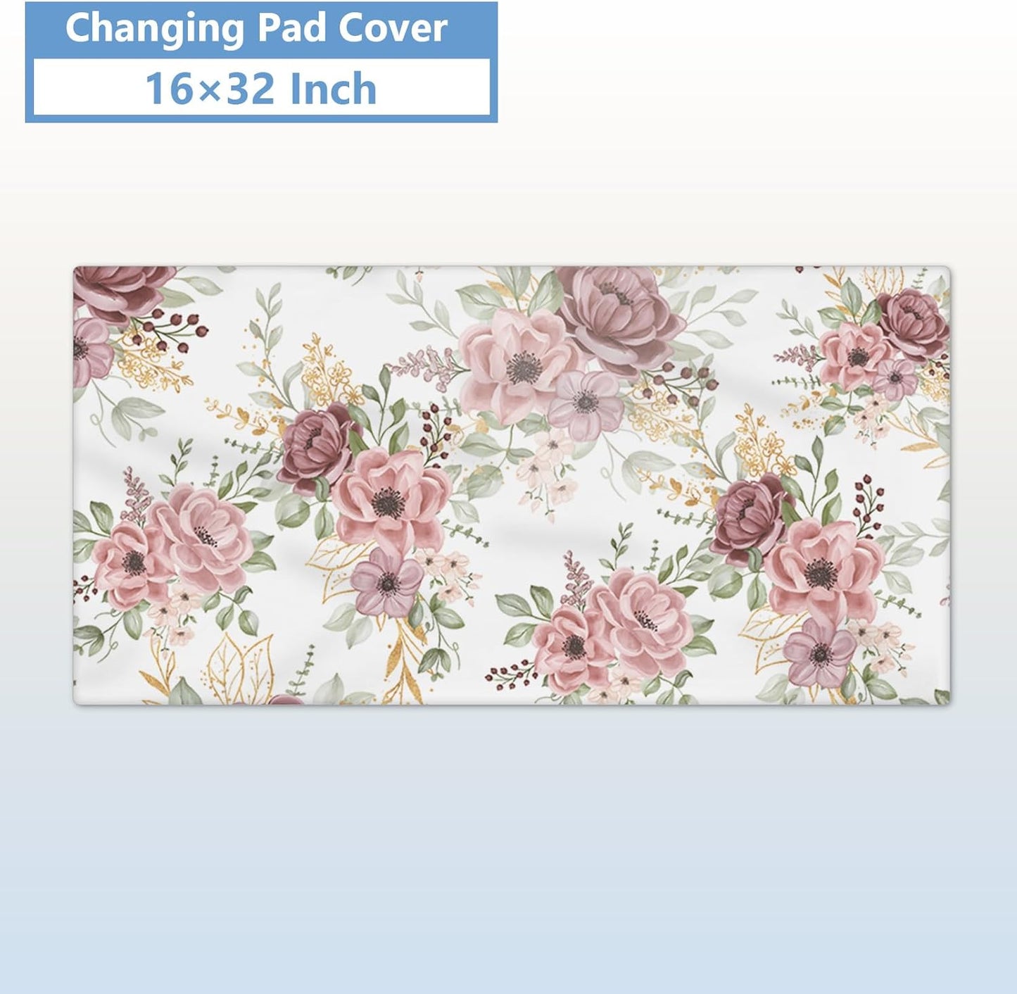 Personalized Baby Bedding Set, 5 Pcs Custom Baby Crib Set with Name, Soft Flannel Highland Cow Crib Bedding Set for Girls, Double Layer Nursery Bedding Set, New Parents Toddlers Infants Gift