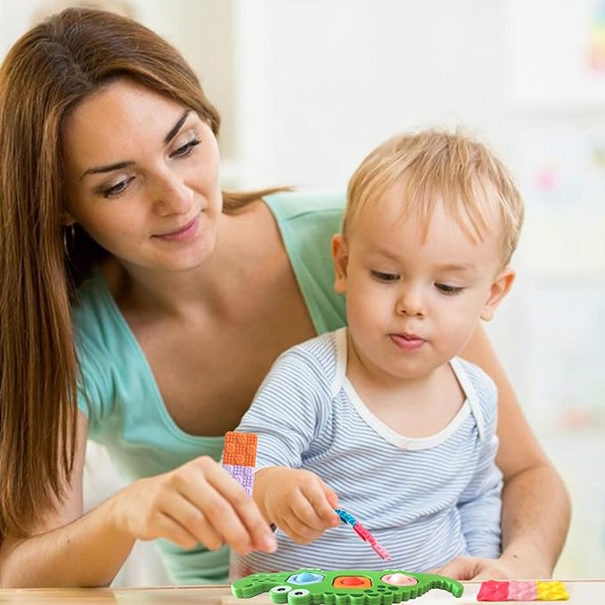 8 Pack Sensory Toys for Kids with Autism, Fidget Toys Adults Calming, Sensory Stickers for Anxiety Relief Items, Fidget Strips for Classroom Desk, Party Favors Valentine Classroom Gifts for Travel