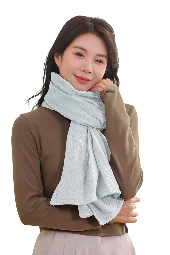 2-Pack Nursing Covers for Breastfeeding, 100% Organic Cotton Muslin Breastfeeding Cover, Multi-Use Nursing Scarf, Car Seat Canopy, Stroller Cover, Soft Breathable Baby Blanket Grey