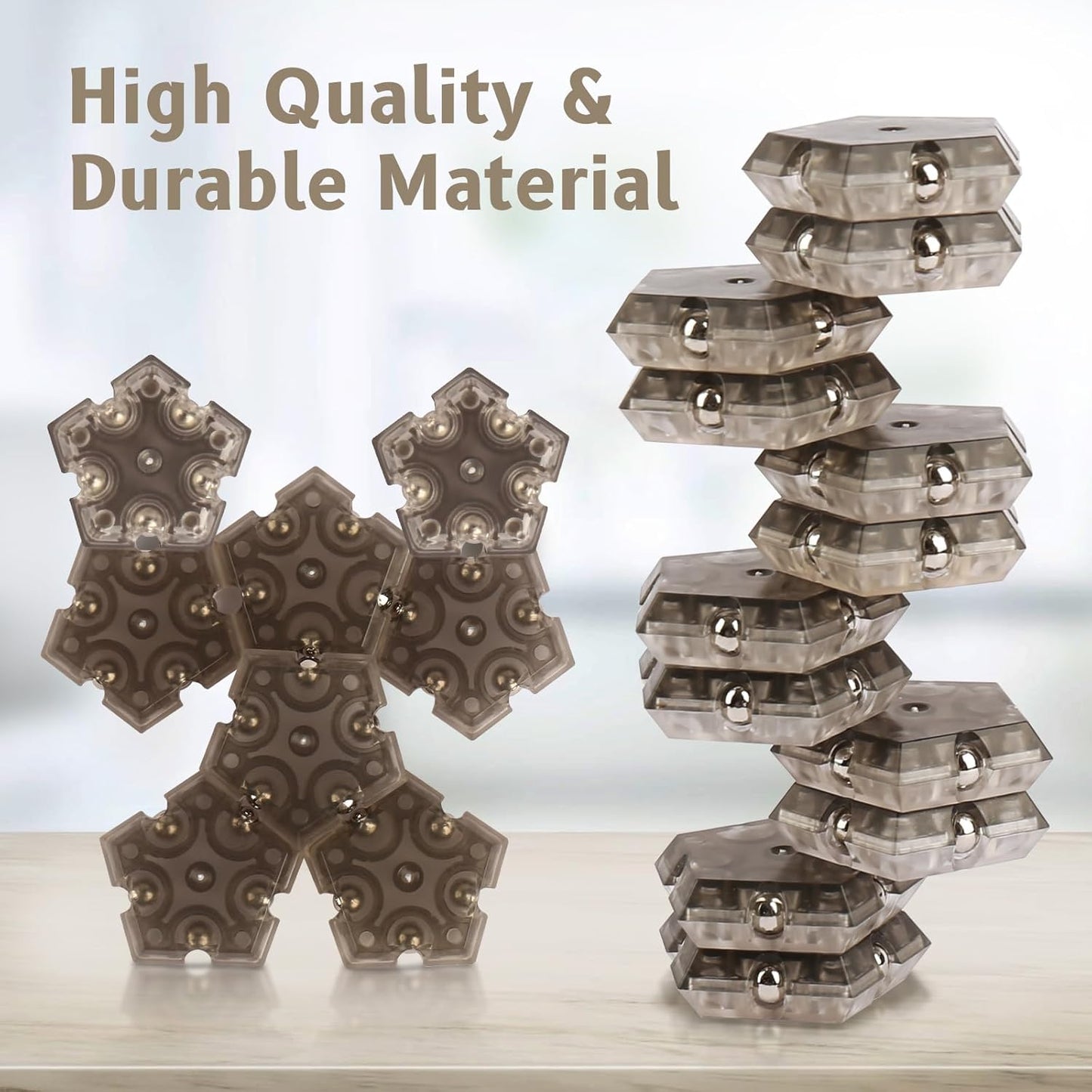 Magnetic ball toys, Fidget toys,stocking stuffers for adults,Gift for Teenage ,Gifts for Men，gifts for dad,Novelty Toy Gift for Friend，12-Piece Set (Black)