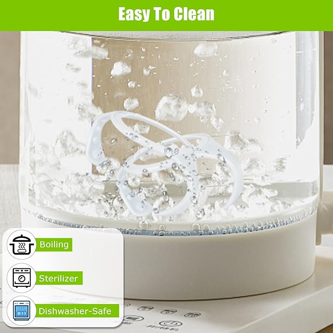 6 Pack Baby Bottle Handles for Tommee Tippee Baby Bottles, Easy Grip Bottle Holder for Newborn