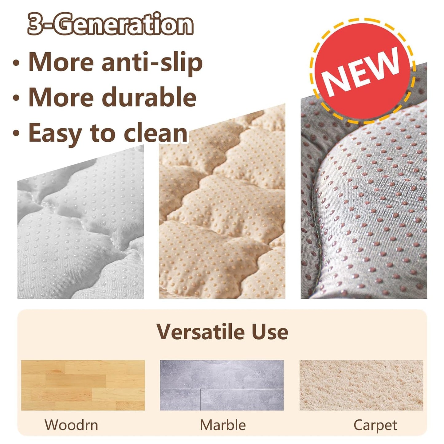 Baby Play Mats for Floor, 71”x59” Upgraded Thickness & Larger Super Soft Playmat for Babies and Toddlers, Foldable Washable, Upgrade Anti-Slip Crawling Mat for Playpen(Boho Rainbow)