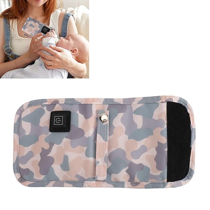 Portable Baby Bottle Warmer, USB Rechargeable Milk Warmer Bag for Baby Formula, Breastmilk, Universal Constant Temperature Baby Water Warmer Milk Heat Keeper for Travel, Home