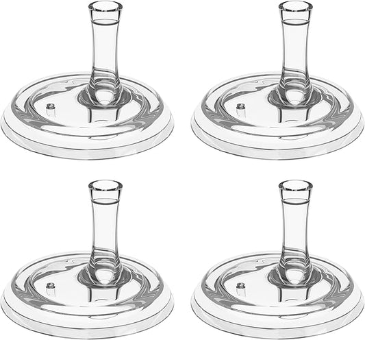 Sippy Straw Nipple for Dr. Brown's Narrow Baby Bottle & Glass Bottles and Narrow Sippy Spout Bottles,Leak-Proof Replacement Silicone Bottle Nipple BPA-Free, 8m+, 4 Count