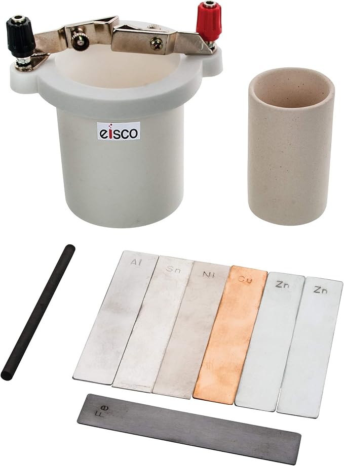 Eisco Labs Student Voltaic Cell & Porous Cup with Experiment Guide