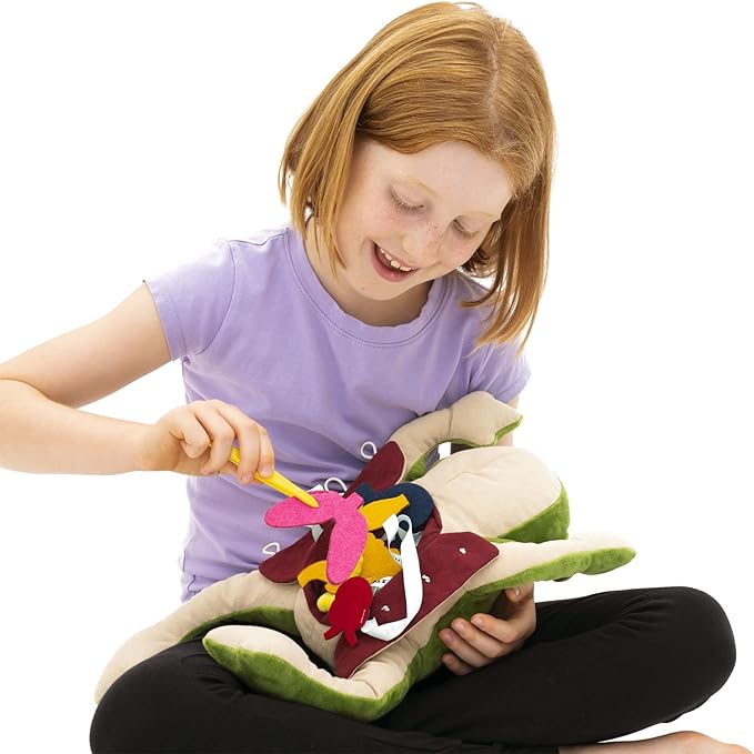 KiwiCo Froggie Lab Dissection Plush Toy - Anatomy Learning Toy for Ages 3 and Up