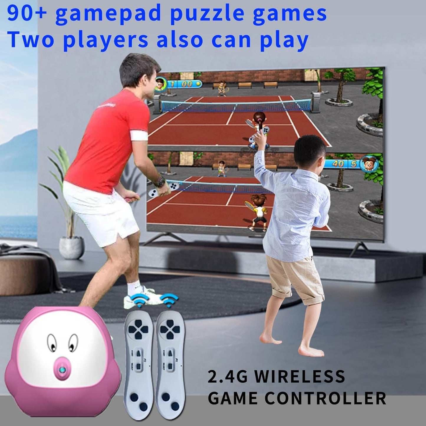 Dance Mat for Kid & Adult, Double Dance Mats for TV, Electronic Dance Pad Game with Camera, Exercise Dance Game for TV,Plug and Play Dancing Mat for Family Games, Xmas Birthday Gifts Ideas