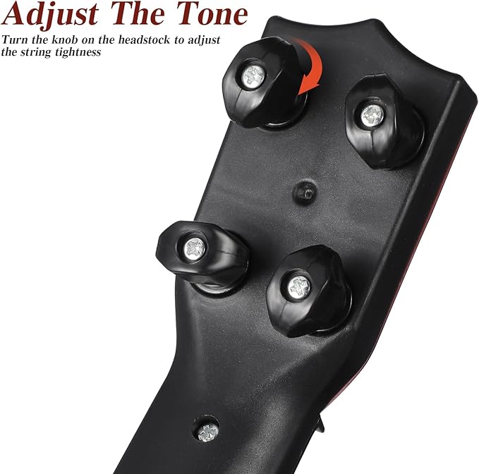 Kids Ukulele Toys 4 Strings Toddler Ukulele Kids Guitar Musical Instrument Early Education Toys for Toddler Beginners