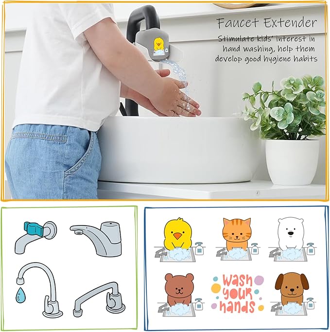 Blue Toddler Step Stool for Bathroom Sink, 2 Step Stool for Kids Kitchen Sink, Heavy Duty Stepping Stool for Toddlers Toilet Potty Training (2 Pack, White-Blue)