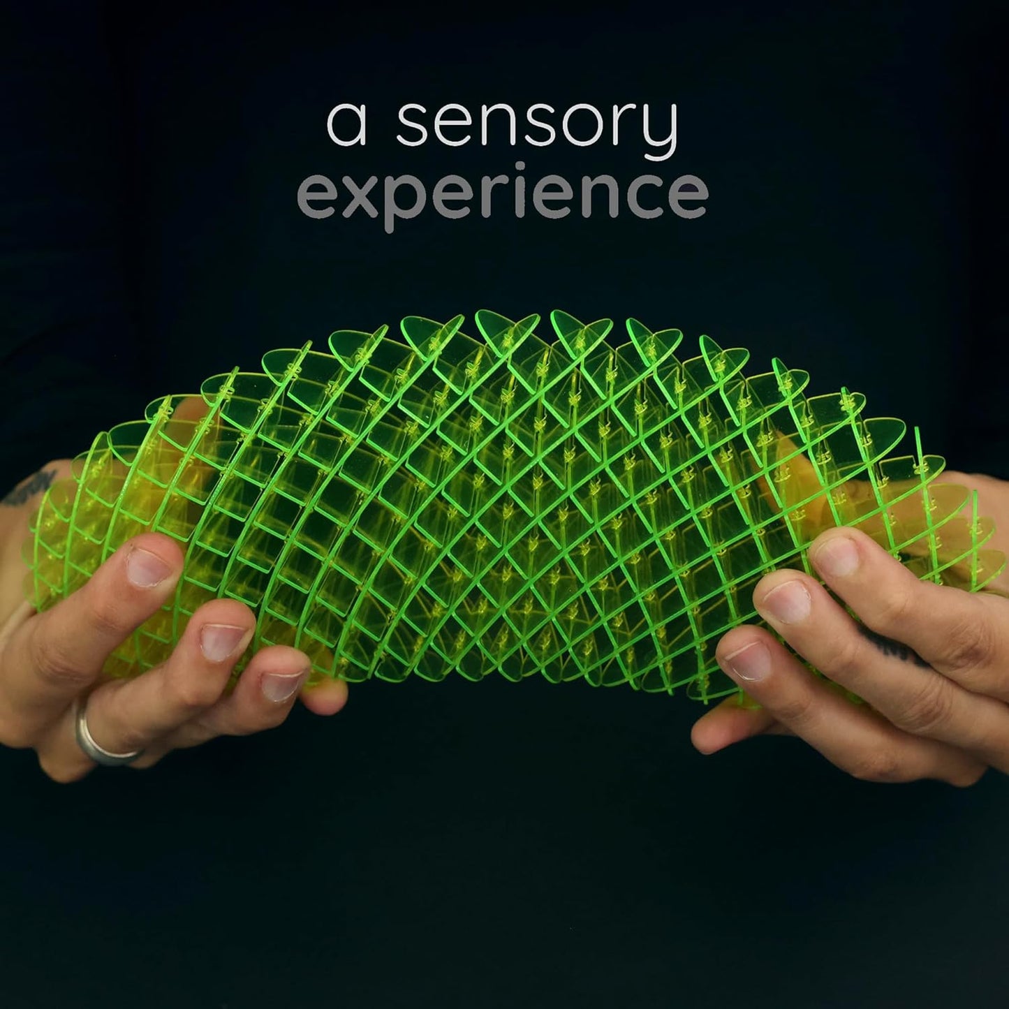 Big Morf Fidget Worm Green - Desk Fidgets for Adults - Quiet Morf Worm Fidget Toy Sensory Toys - Fun and Interactive Morf Fidget Toy for Kids - USA Patent Pending Morf Figgy Toys - Big - 2-Pack