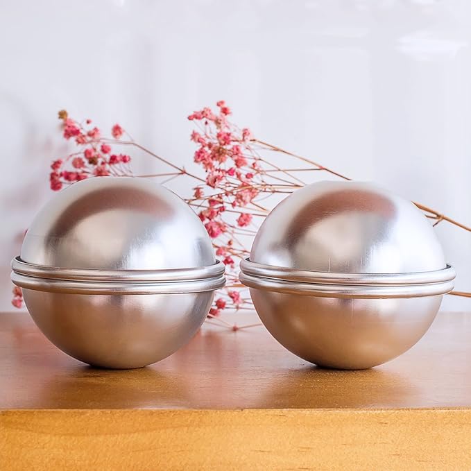 10 Set 20PCS Bath Bomb Mold Kit, Soap Mold & Aluminum MetalBath Bombs Press for DIY Making Supplies