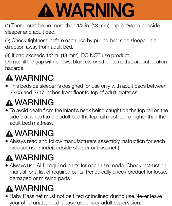 Larex Baby Bassinet, 3 in 1 Bassinets Bedside Sleeper for Newborn, Portable Crib Adjustable 7 Height Bedside Bassinet with Mattress and Wheels Dark Grey